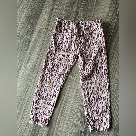 7 for all man kind cheetah print pants - Picture 2 of 3